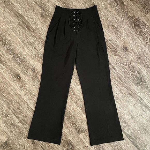 A.L.C Estrada high rise lace up trousers - Picture 1 of 7
